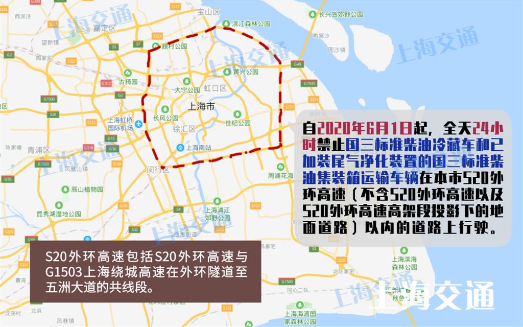 重磅!上海市擴大國三標準柴油貨車限行範圍